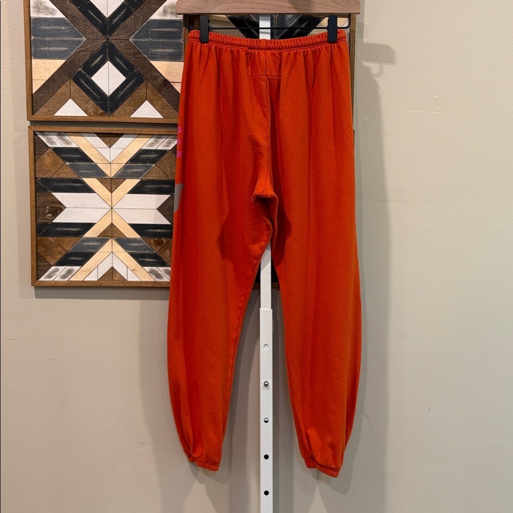 Freecity Orange Logo Bird Joggers Sweatpants XS - Picture 4 of 8